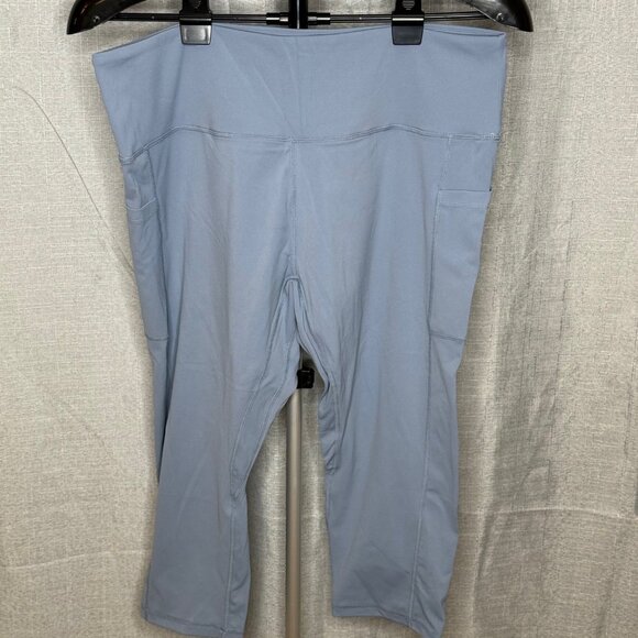 Guillia Women's Naked Feeling High Waisted Yoga Capris with Pockets - Size XXL - Picture 2 of 6